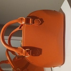 Orange mini crossbody
